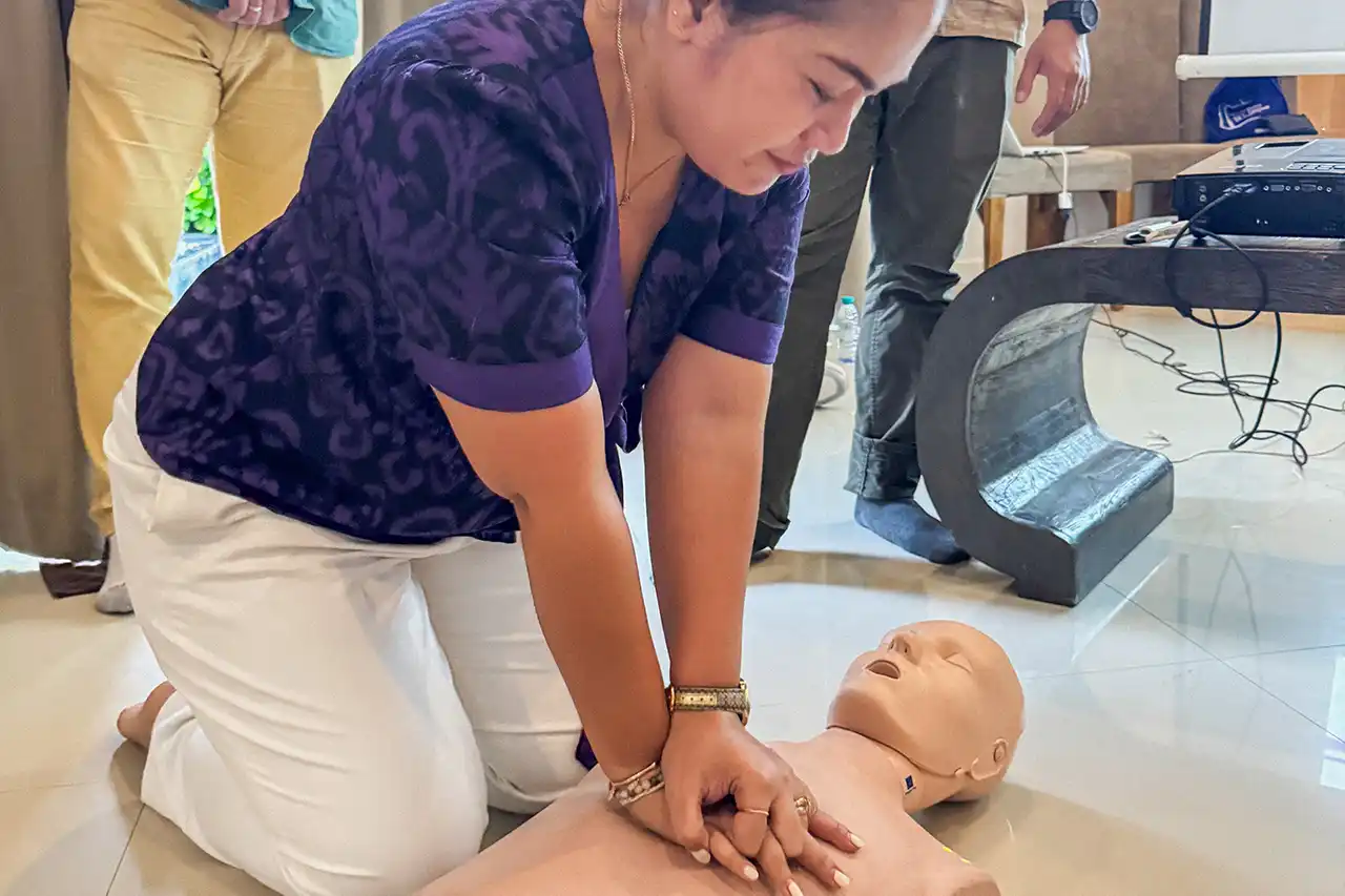 CPR Training for The Wina Resorts Staff